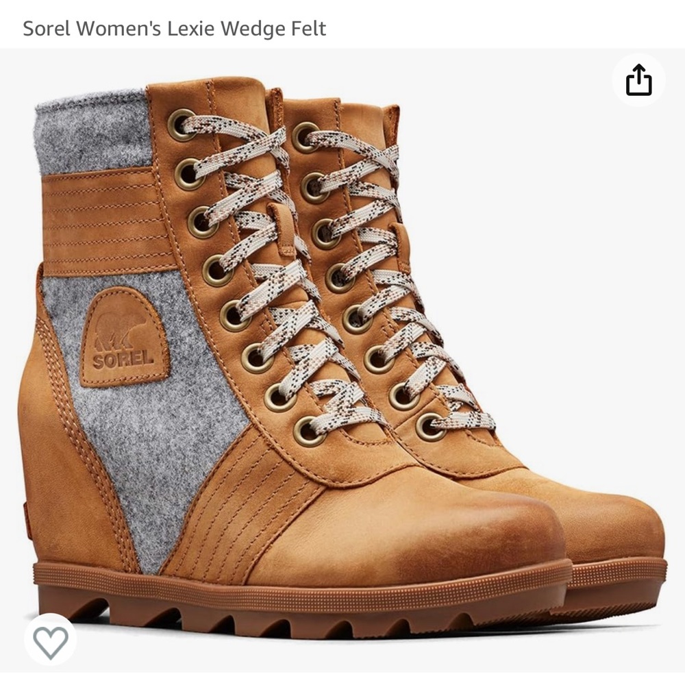 Sorel Women's Lexie Wedge Felt Boots